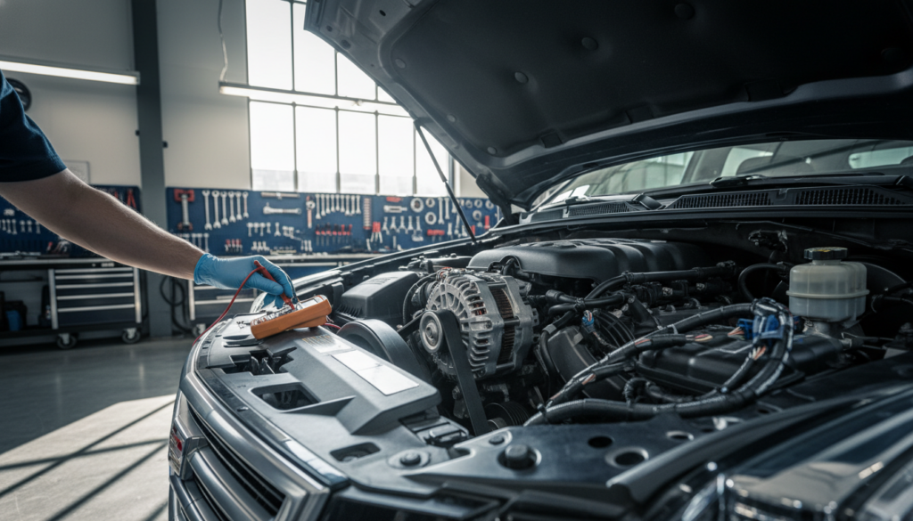 Электрика Escalade: почему загорается индикатор аккумулятора