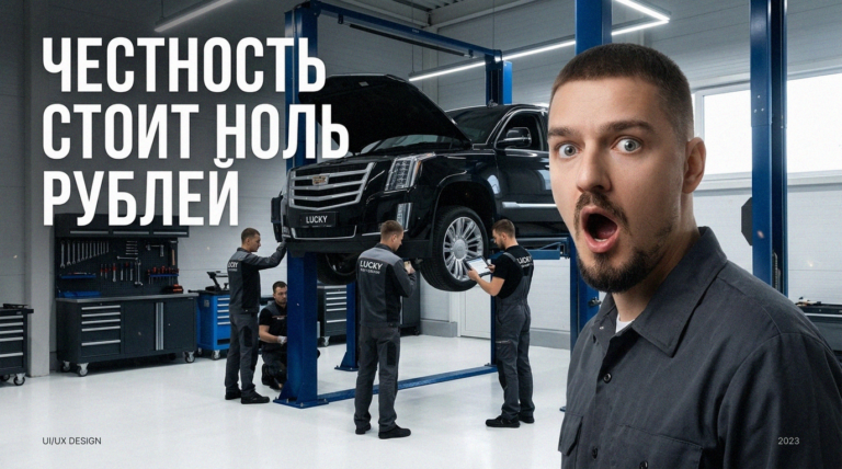Специалист выполняет компьютерную диагностику внедорожника Шевроле Тахо в сервисном центре