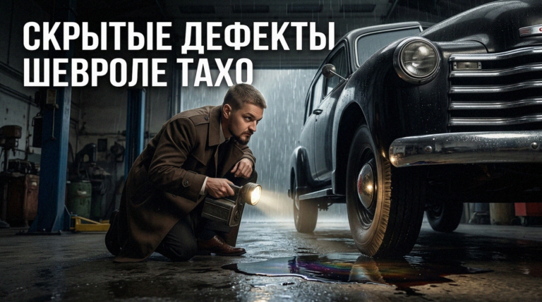 Комплексная диагностика автомобиля Шевроле Тахо перед покупкой на СТО